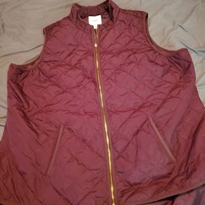 Plus Size Burgandy Old Navy Vest